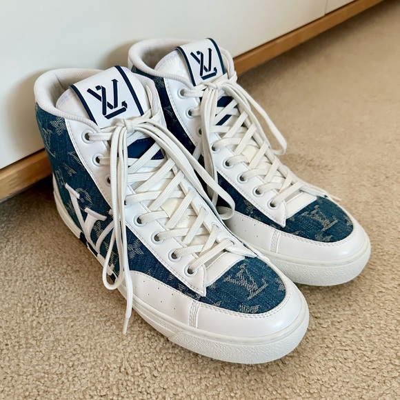 LOUIS VUITTON | Denim Charlie Sneaker Boot - Picture 2 of 9